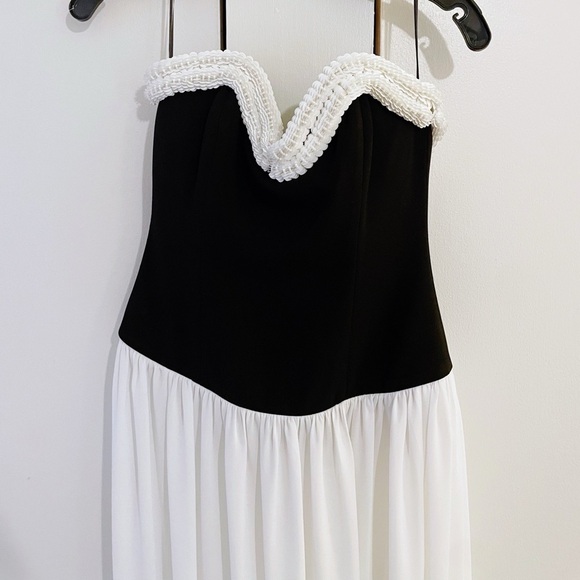 SIMKHAI Augusta asymmetric bustier dress - Picture 8 of 12